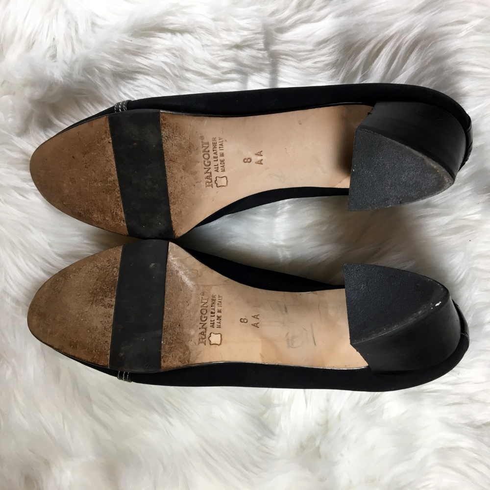Rangoni Leather Almond Toe Chunky Heel Career Shoe - Picture 6 of 8